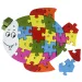 ABC - 123 rybí strom vzdělávací puzzle