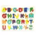 ABC dřevěné puzzle pro třídění tvarů
