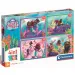 Ariel malá mořská víla 4 v 1 12, 16, 20 a 24dílné puzzle - Clementoni