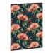 Ars Una: Flowery Green extra sešit s kroužkovou vazbou A/4