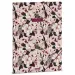 Ars Una: Flowery Pink květinová gumičková složka A/4