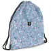 Ars Una: Pearl Blossom Blue květinový teen batoh, sportovní taška 37,5x46cm