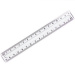 Ars Una: Průhledné pravítko 17 cm