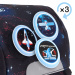 Ars Una: Space Explorer easy-pack školní taška, batoh 27x38x18 cm