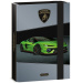 Ars Una: Zelený sešitový box Lamborghini s gumou A5