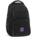 Ars Una: dívčí černo-fialový školní batoh Cordura AU-6 34x45x26 cm