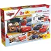 Auta 2 v 1 – 2x24dílné maxi puzzle a omalovánky – Lisciani