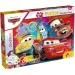 Auta 2 v 1, 24dílné puzzle a omalovánka 35x25 cm – Lisciani