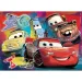 Auta 2 v 1, 24dílné puzzle a omalovánka 35x25 cm – Lisciani