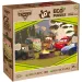 Auta 2 v 1 60dílné Eco puzzle a omalovánky 70x50 cm - Lisciani