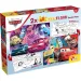 Auta 2 v 1 maxi 2x60dílné puzzle a omalovánky 50x35 cm - Lisciani