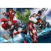 Avengers: Hrdinové 2 v 1, puzzle s 60 dílky a omalovánka 50x35 cm – Lisciani