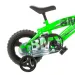 BMX 12” dětské kolo s postranními kolečky v zeleno-černé barvě – kolo Dino Bikes