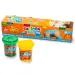 Baby modelovací sada 4x150g modelíny - Carioca