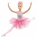 Barbie®: Třpytivá duhová baletka s blond vlasy a světlem - Mattel