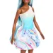 Barbie Dreamtopia: Jednorožec miminko v modrých duhových šatech - Mattel