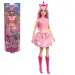Barbie Dreamtopia: Jednorožec panenka v růžových šatech - Mattel