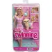 Barbie: Herní sada Módní duo s domácím mazlíčkem v růžové barvě – Mattel