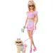 Barbie: Herní sada Módní duo s domácím mazlíčkem v růžové barvě – Mattel