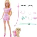 Barbie: Herní sada Módní duo s domácím mazlíčkem v růžové barvě – Mattel