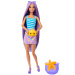 Barbie Reveal voňavá řada Shaker s panenkou s fialovými vlasy a mořským koníkem - Mattel