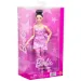 Barbie: Trendy kamarádka panenka v růžovém vzorovaném setu – Mattel