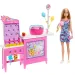 Barbie Záhady: Plážoví detektivové – Herní set s panenkou a stánkem na cukrovou vatu – Mattel