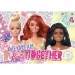Barbie kamarádky 60dílné třpytivé puzzle 50x35 cm - Lisciani