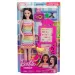 Barbie učitelka kariérní panenka herní set s blond dítětem - Mattel