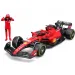 Bburago: Ferrari SF23 F1 závodní auto kovový model s pilotem 1/24 (Charles Leclerc #16)