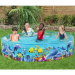 Bestway: Fill N Fun™ Odyssey dětský bazén s pevnými stěnami s mořským motivem Ø 244 x 46 cm
