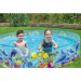 Bestway: Fill N Fun™ Odyssey dětský bazén s pevnými stěnami s mořským motivem Ø 244 x 46 cm