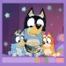 Bluey 3 v 1 20-36-50dílné puzzle - Trefl