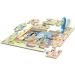 Bluey a přátelé interaktivní 24dílné podlahové puzzle - Clementoni