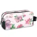 Botanický Malva kosmetická taštička na zip 25x13x13cm