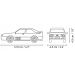 COBI: Audi Quattro 1980 bílé auto stavebnice (24665)