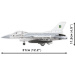 COBI: Ozbrojené síly F-16AM Fighting Falcon stavebnice (5893)