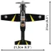 COBI: Stavebnice Beechcraft T-6 Texan II černá (26626)