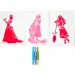 Canenco: Sada omalovánek Disney princezny s foukací fixou, v obálce formátu A4
