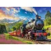 Cesta mezi horami vlakem 1000dílné puzzle - Trefl