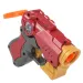 Cool Soft Bullet Gun: Malá pěnová střelná zbraň s náboji v červené barvě 14cm