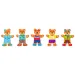 Dřevěné puzzle oblékací medvědí rodina - Woodyland