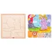 Dřevěné puzzle ve tvaru stromu se zvířaty - Woodyland
