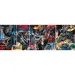 DC Comics: Batman v akci 1000 dílků panorama puzzle - Clementoni