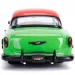 DC Comics: Figurka Jedovatý polibek a kovový model auta 1953 Chevy Bel Air 1/24 - Simba Toys