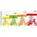 Dětské kolo Raptor oranžové barvy ve velikosti 12