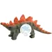 Dino World: Figurka dinosaura Stegosaura z vinylu, která vydává zvuky, s bavlněnou výplní, velikost 35 cm
