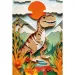 Dinosauří říše Dobrodružství T-Rexe 160dílné puzzle - Trefl