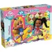Disney Alenka v říši divů 2 v 1 maxi 24dílné puzzle a omalovánka 70x50 cm – Lisciani