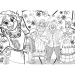 Disney Encanto 2 v 1 maxi puzzle 4x48 dílků a omalovánky 35x25 cm - Lisciani